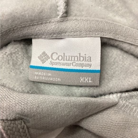 Columbia Mens PFG Fish Flag Graphic Fleece Lined Pullover Hoodie, Gray, size XXL - Picture 5 of 7